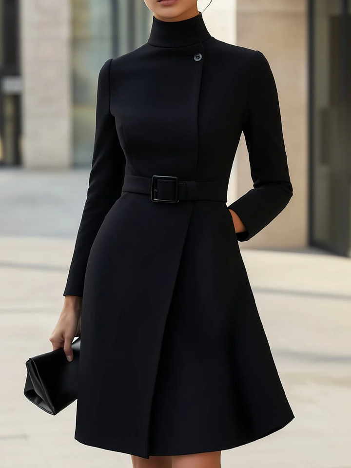 Tessia |  Hochgeschlossenes Kleid Für Damen | Modernes