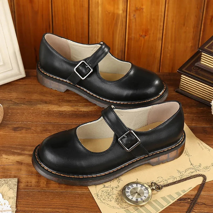 Bernadette | Vintage-Schnallenschuhe Für Damen | Zeitlos