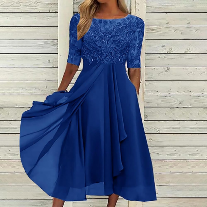 Agathe | Damen Spitzenkleid | Midi