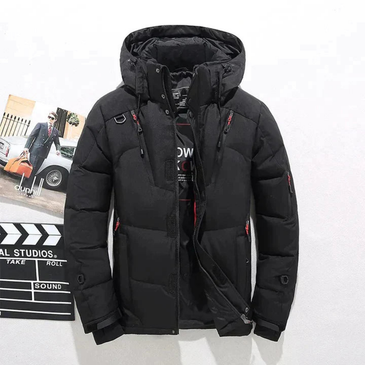 Samuel | Herren Pufferjacke mit Kapuze | Winter