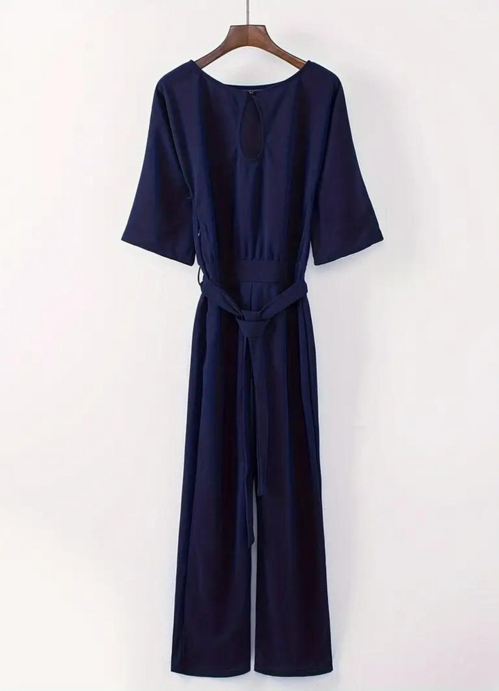Helene | Damen Eleganter Jumpsuit | Weites Bein