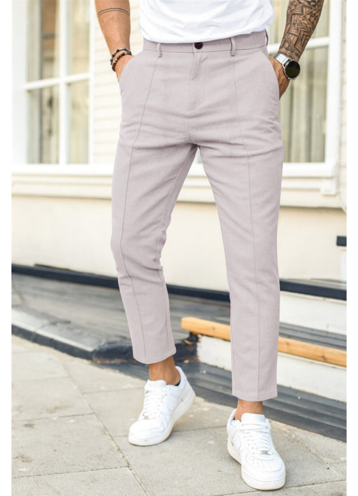 Edward | Herren Slim Fit Hose | Knöchellang