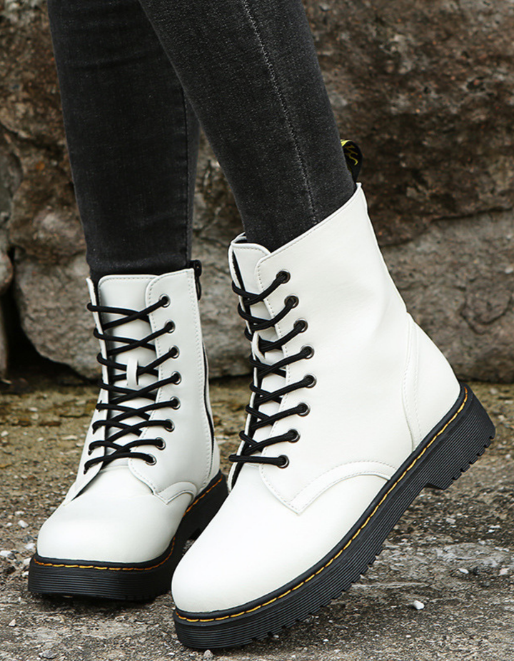 Alfreda | Damen Combat Boots | Klassisch