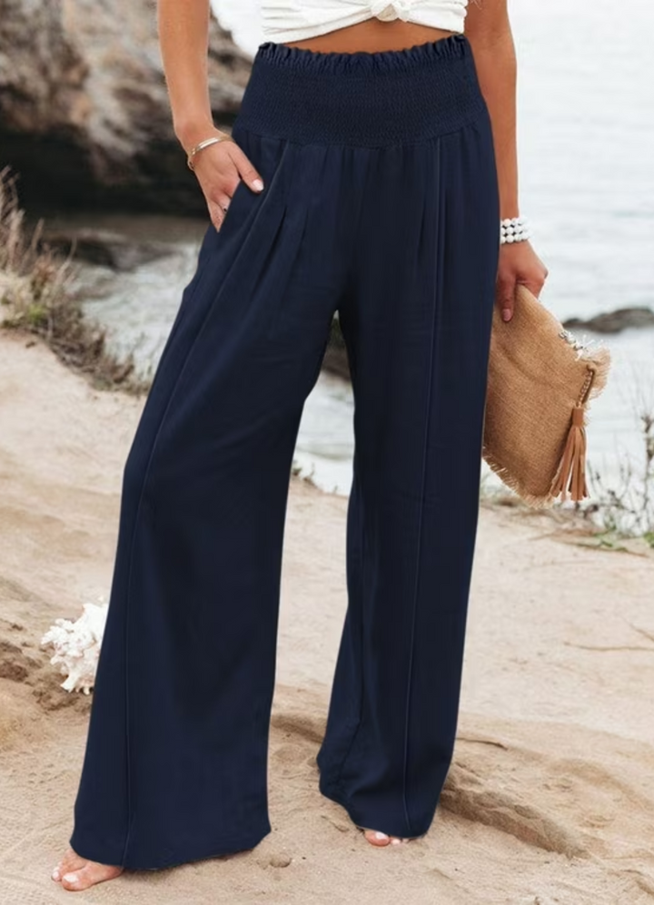 Liv | Damen Weite Hose | High Waist