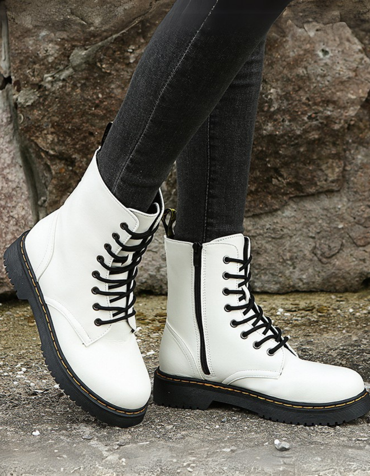Alfreda | Damen Combat Boots | Klassisch