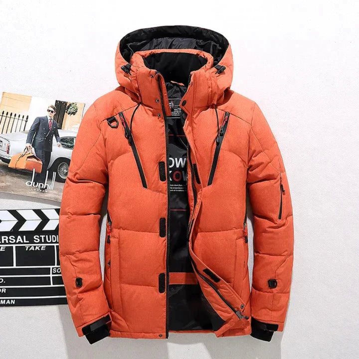 Samuel | Herren Pufferjacke mit Kapuze | Winter
