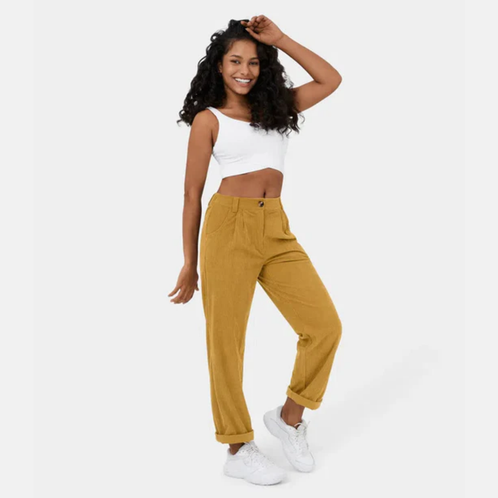 Ame | Damen Weite Hose | High Waist