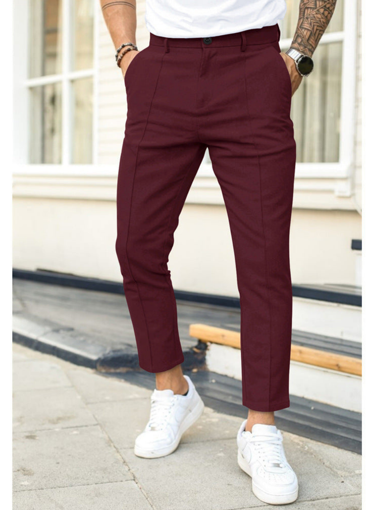 Edward | Herren Slim Fit Hose | Knöchellang