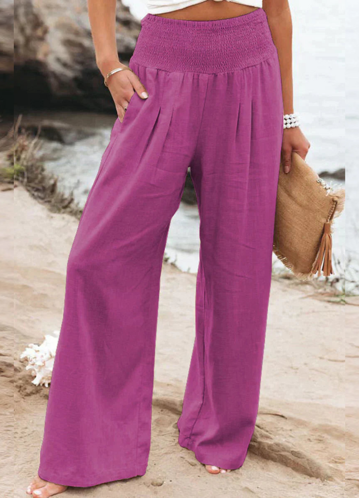 Liv | Damen Weite Hose | High Waist