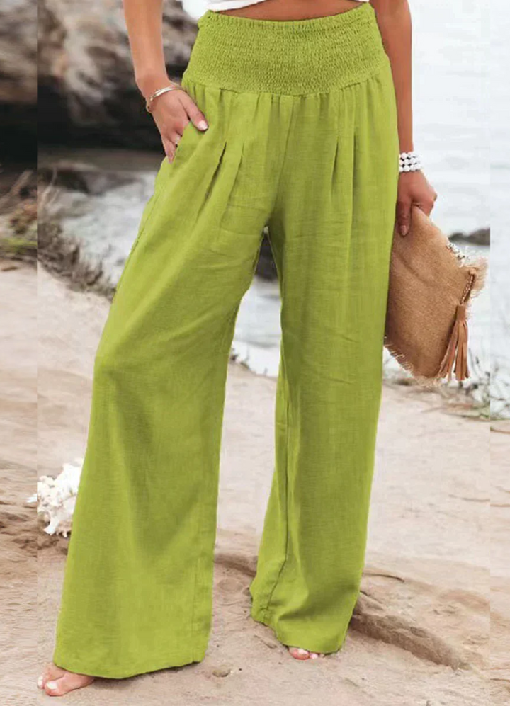 Liv | Damen Weite Hose | High Waist