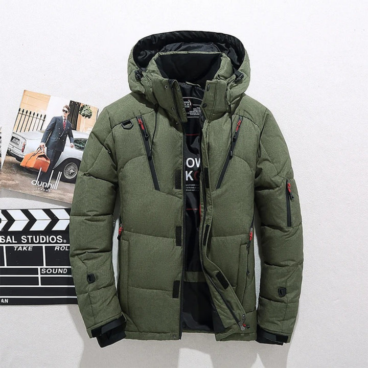 Samuel | Herren Pufferjacke mit Kapuze | Winter