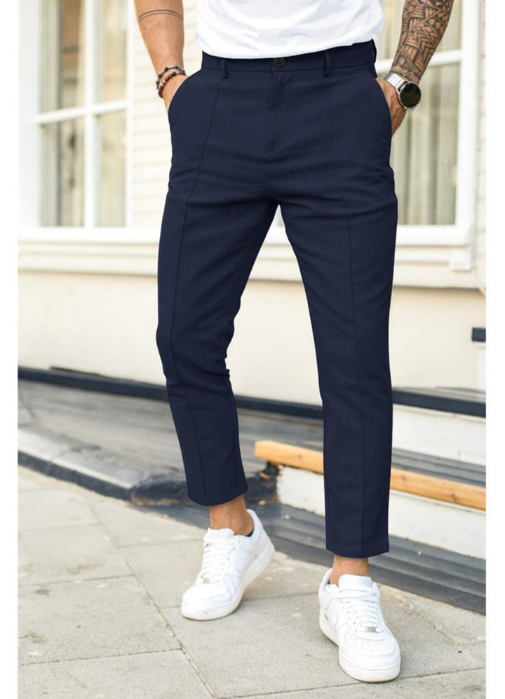 Edward | Herren Slim Fit Hose | Knöchellang