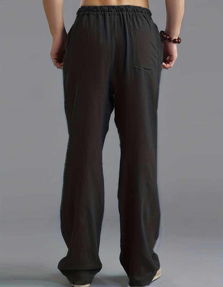 Hernan | Herren Weite Freizeithose | Elastischer Bund