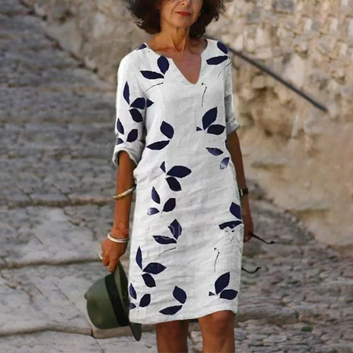 Lilly | Damen Midi Freizeitkleid | Leicht