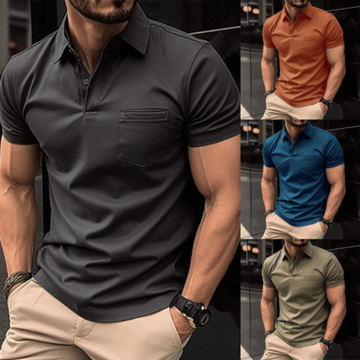 Arne | Herren Kurzarm  Polo Shirt | Bequem