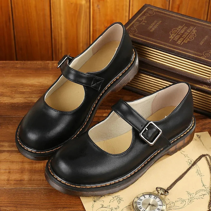 Bernadette | Vintage-Schnallenschuhe Für Damen | Zeitlos