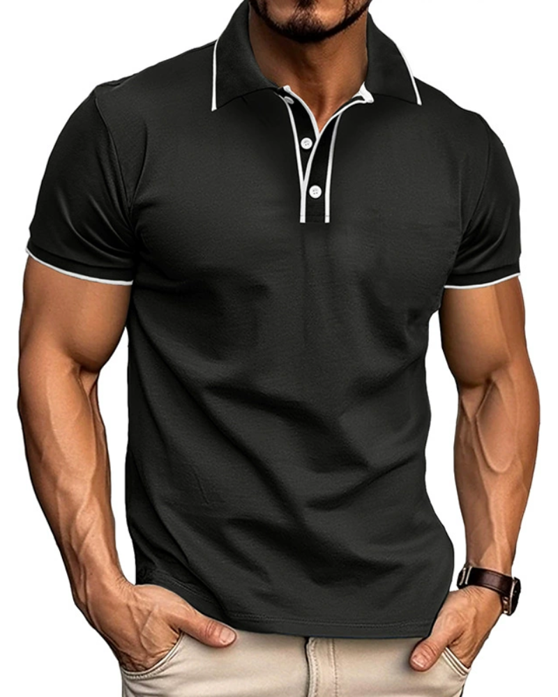 Serious | Klassisches Poloshirt für Herren | Kurzarm