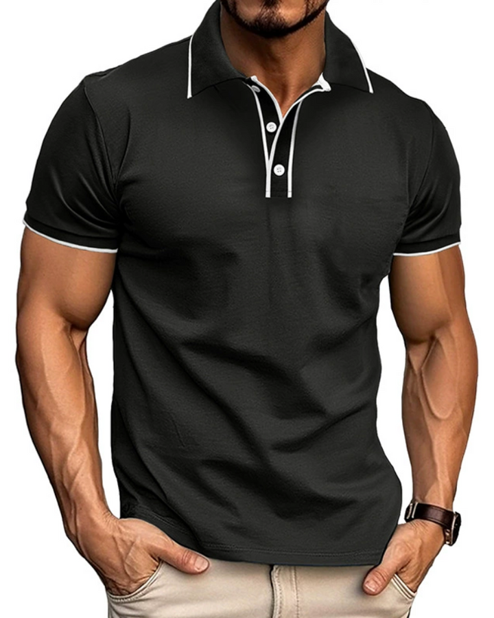 Serious | Klassisches Poloshirt für Herren | Kurzarm