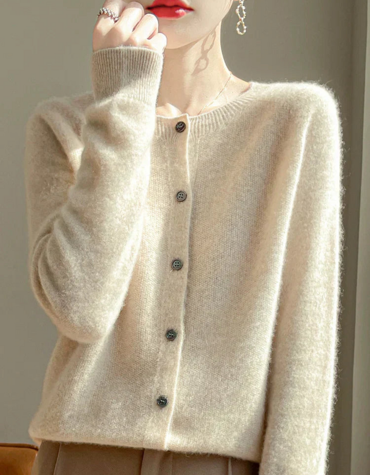 Zelinda | Damen Langarm Cardigan | Winter