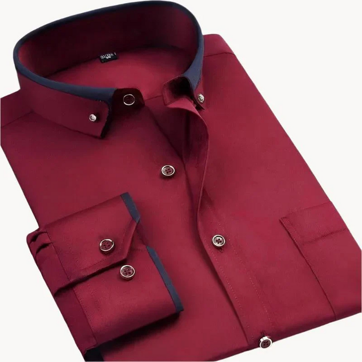 Isaac | Langarmhemd für Herren | Elegant