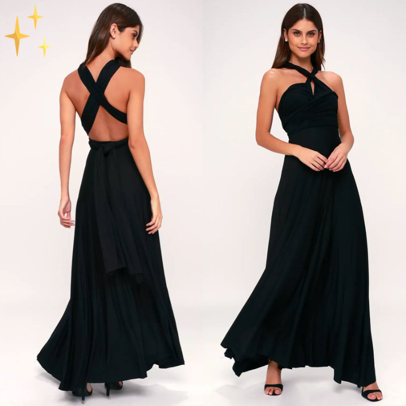 Mia | Elegantes Wickelkleid für Damen | Abiball