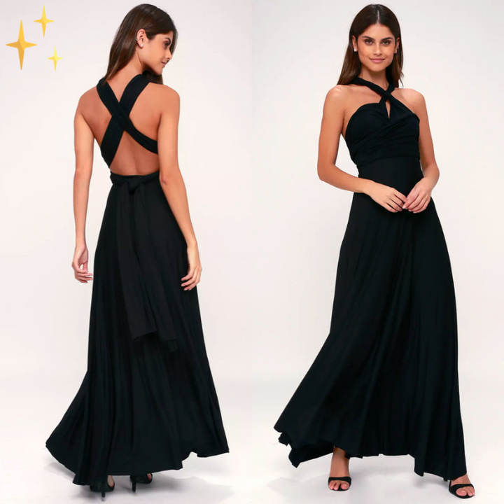 Mia | Elegantes Wickelkleid für Damen | Abiball