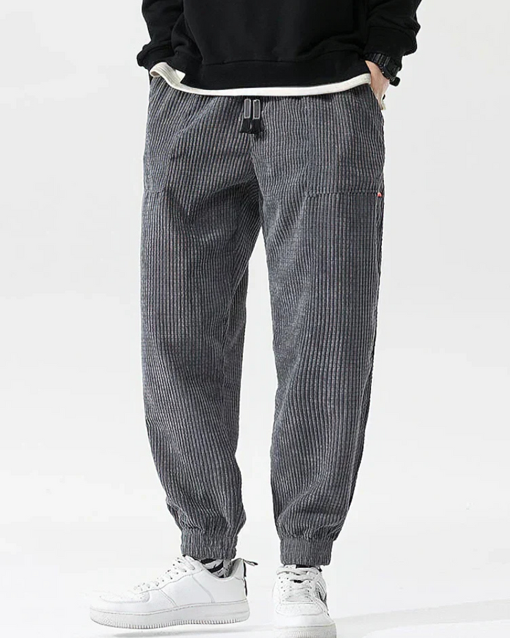 Mardock | Cord Sweatpants mit Relaxed Fit für Herren | Bequeme
