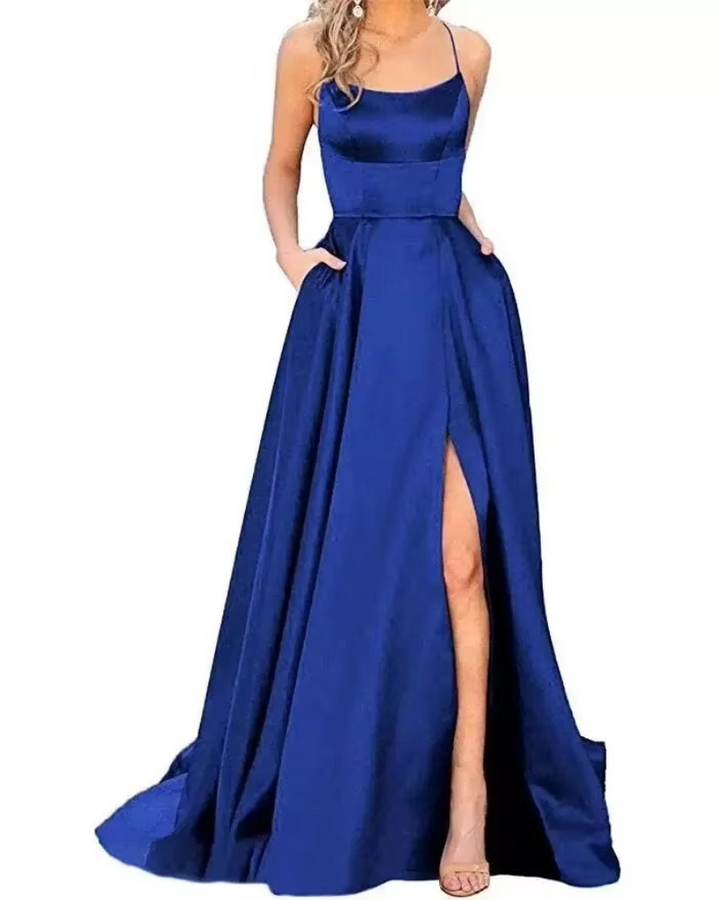 Zélie | Fließendes Maxikleid Für Damen | Elegant