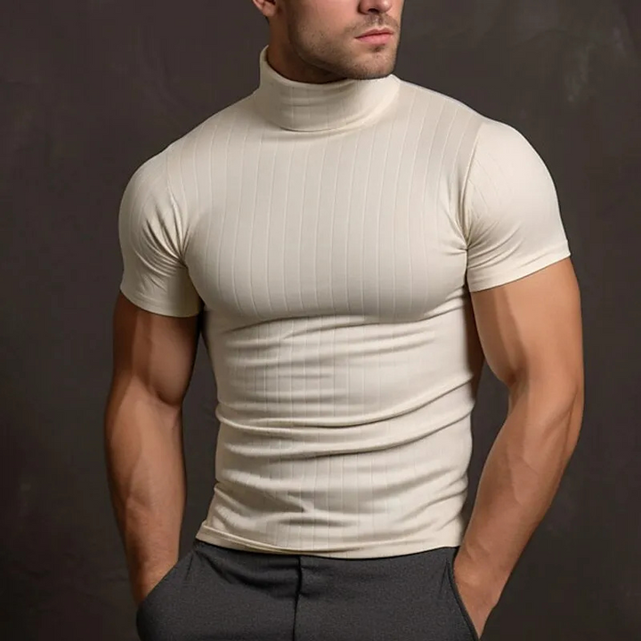Quade | Schlichtes Rollkragen-Shirt für Herren | Elegant