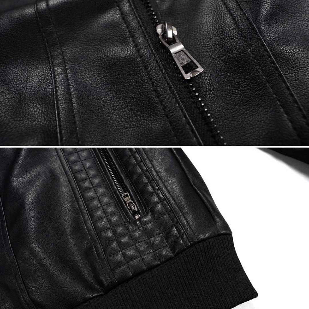 Léon | Bikerjacke Für Herren | Stilvoll