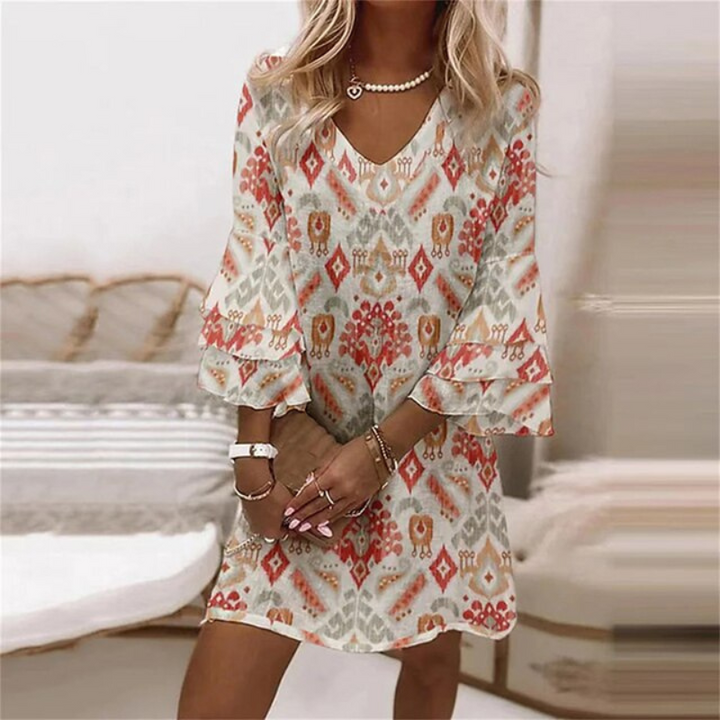 Sera | Sommerkleid mit Print für Damen | Sommer