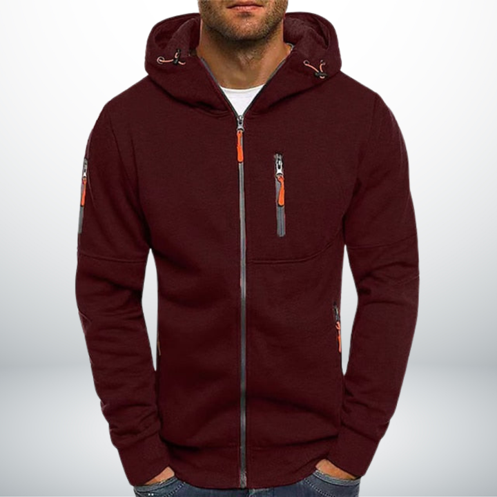 Ludolf | Herren Hoodie mit Reißverschluss | Bequem