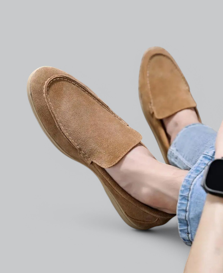 Nathan | Wildleder Loafer für Herren | Faulenzer