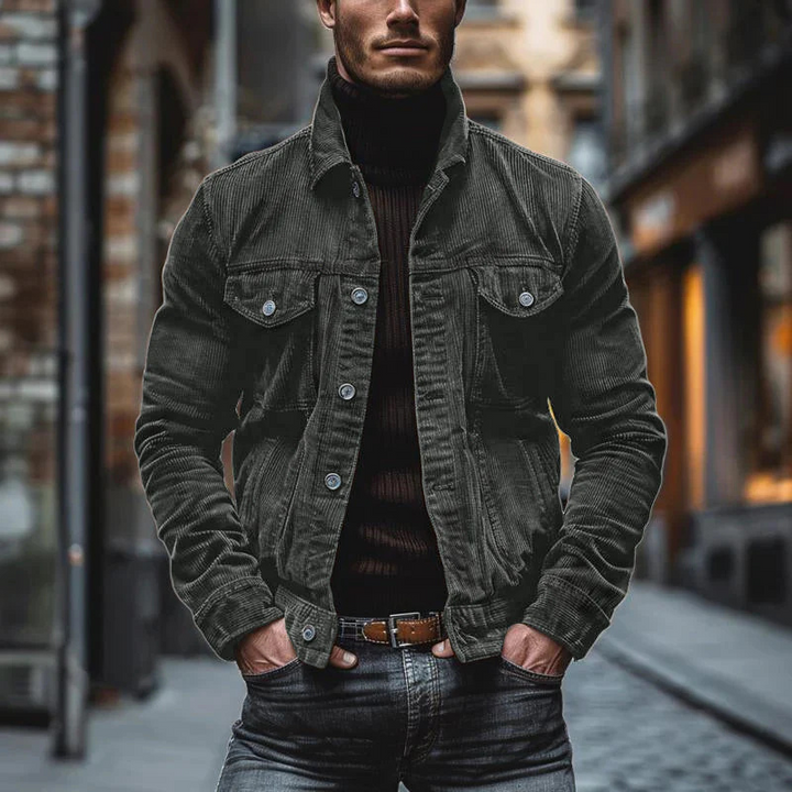 Zeno | Klassische Vintage-Jacke Für Herren | Zeitlos