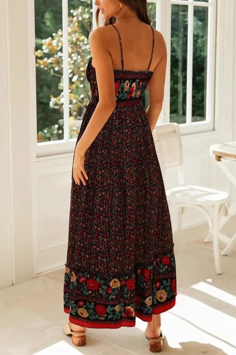 Selara | Bohemian Maxikleid für Damen | Party