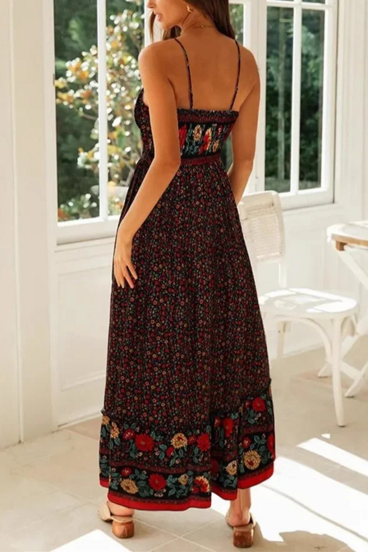 Selara | Bohemian Maxikleid für Damen | Party