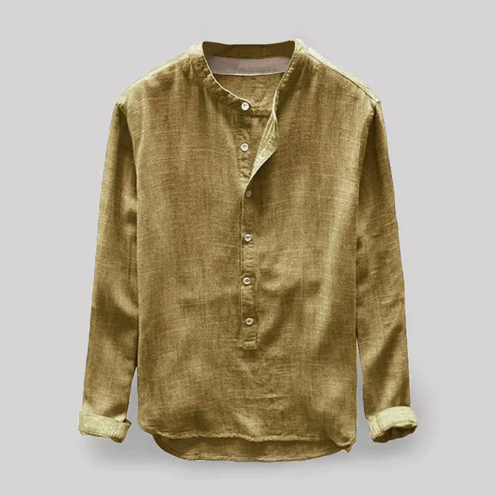 Frank | Herren Oxford Langarm Shirt | Lässig