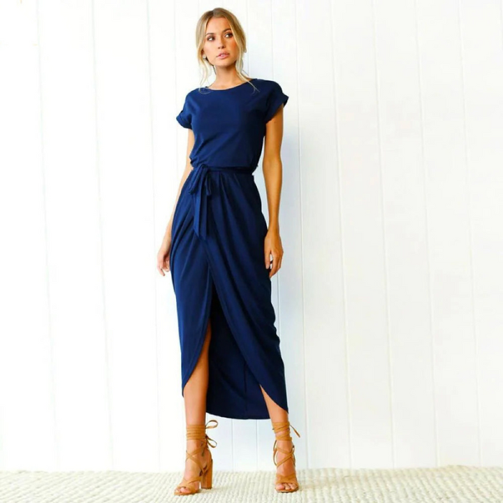 Sindy | Sommer Midi-Wickelkleid für Damen | Ball