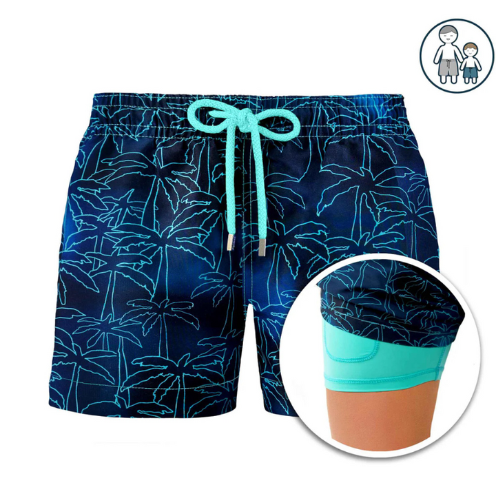 Aurorio | Bequeme Badeshorts für Herren | Sommer