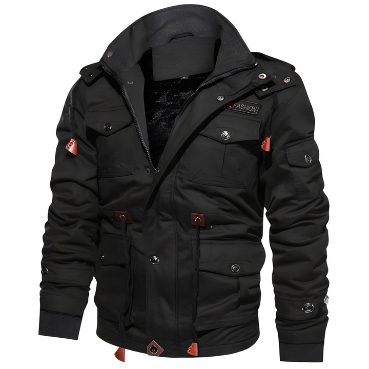 Sepp | Herren Winterjacke mit Kapuze | Winddicht