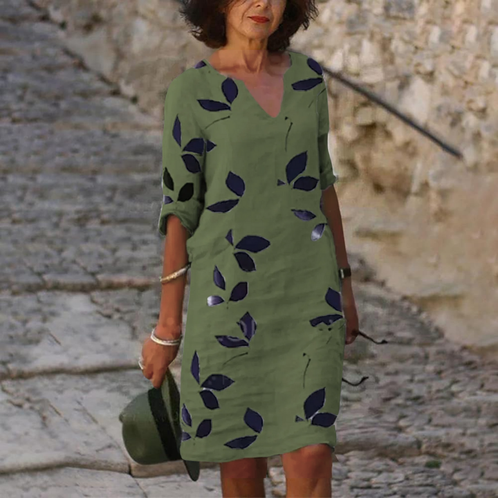 Lilly | Damen Midi Freizeitkleid | Leicht