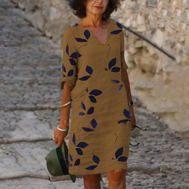 Lilly | Damen Midi Freizeitkleid | Leicht