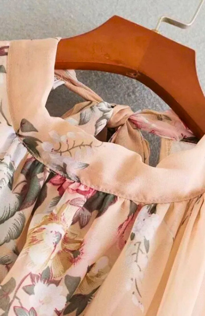 Solène | Maxikleid Für Damen | Blumen