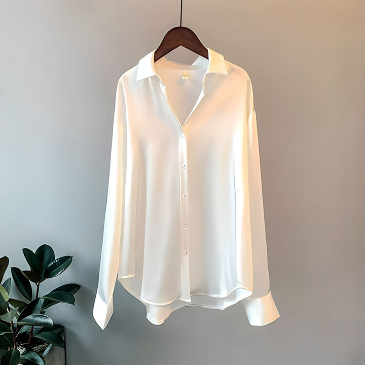 Adele | Damen Langarm Bluse | Elegant
