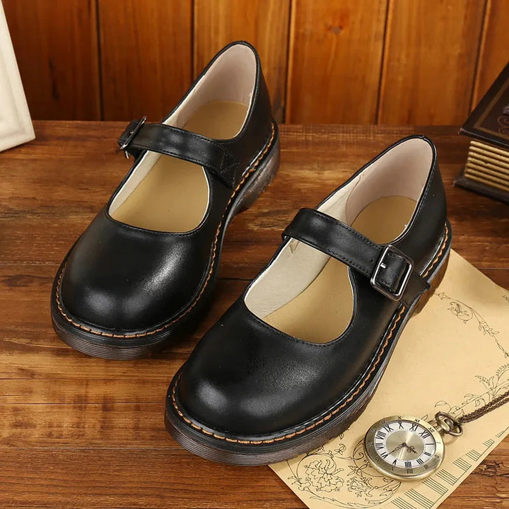 Bernadette | Vintage-Schnallenschuhe Für Damen | Zeitlos