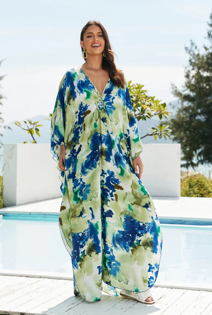 Siglinde | Tie-Dye Maxikleid Für Damen | Sommerlich