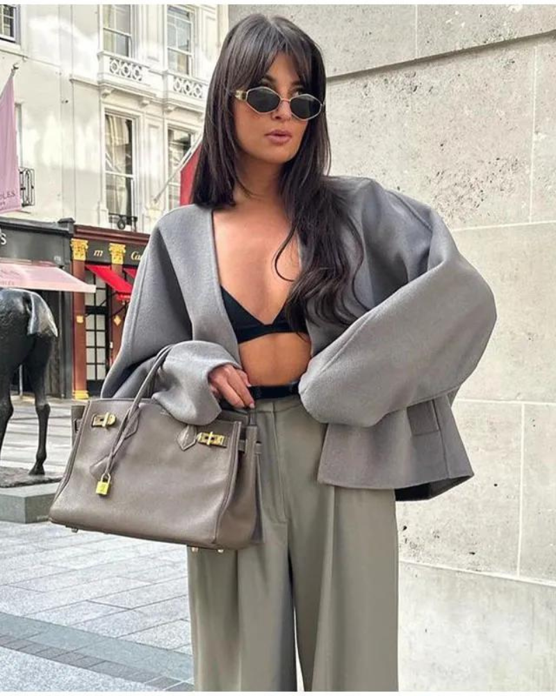 Zina | Gekürzte Jacke Für Damen | Lange