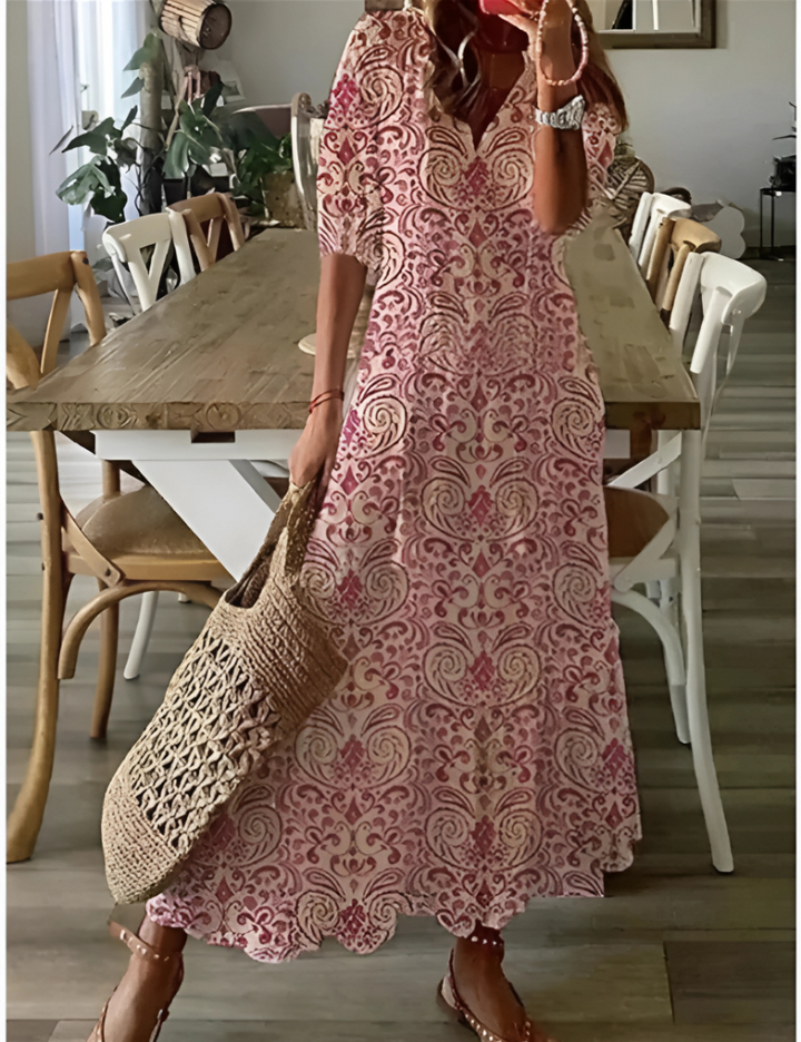 Bettina | Damen Maxikleid | Blumig