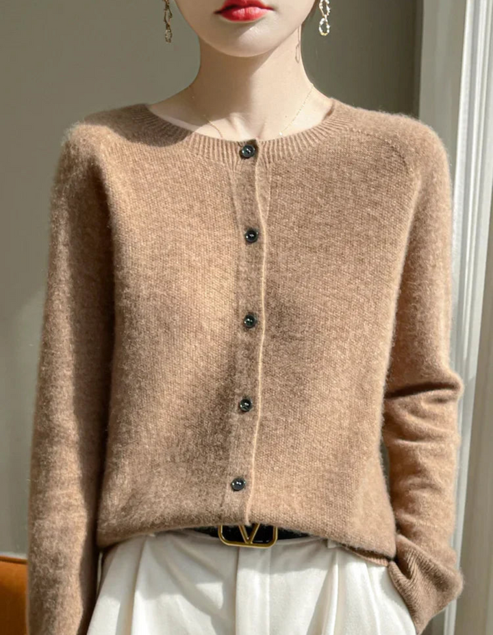 Zelinda | Damen Langarm Cardigan | Winter