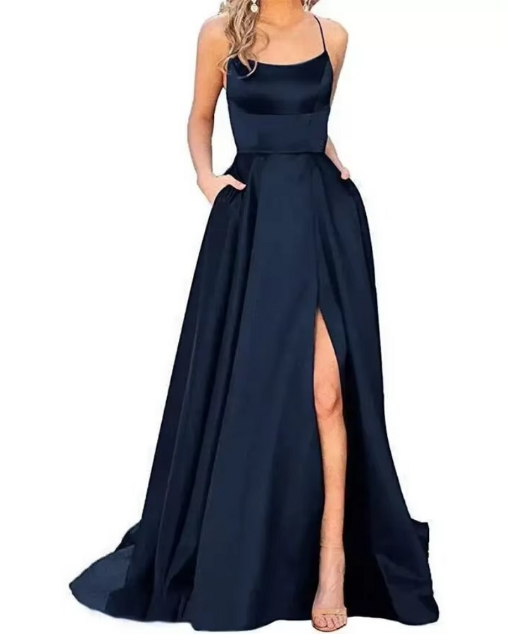 Zélie | Fließendes Maxikleid Für Damen | Elegant